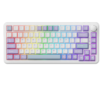 Klawiatura Ajazz AK820 MAX Magnetic switches Purple White RGB